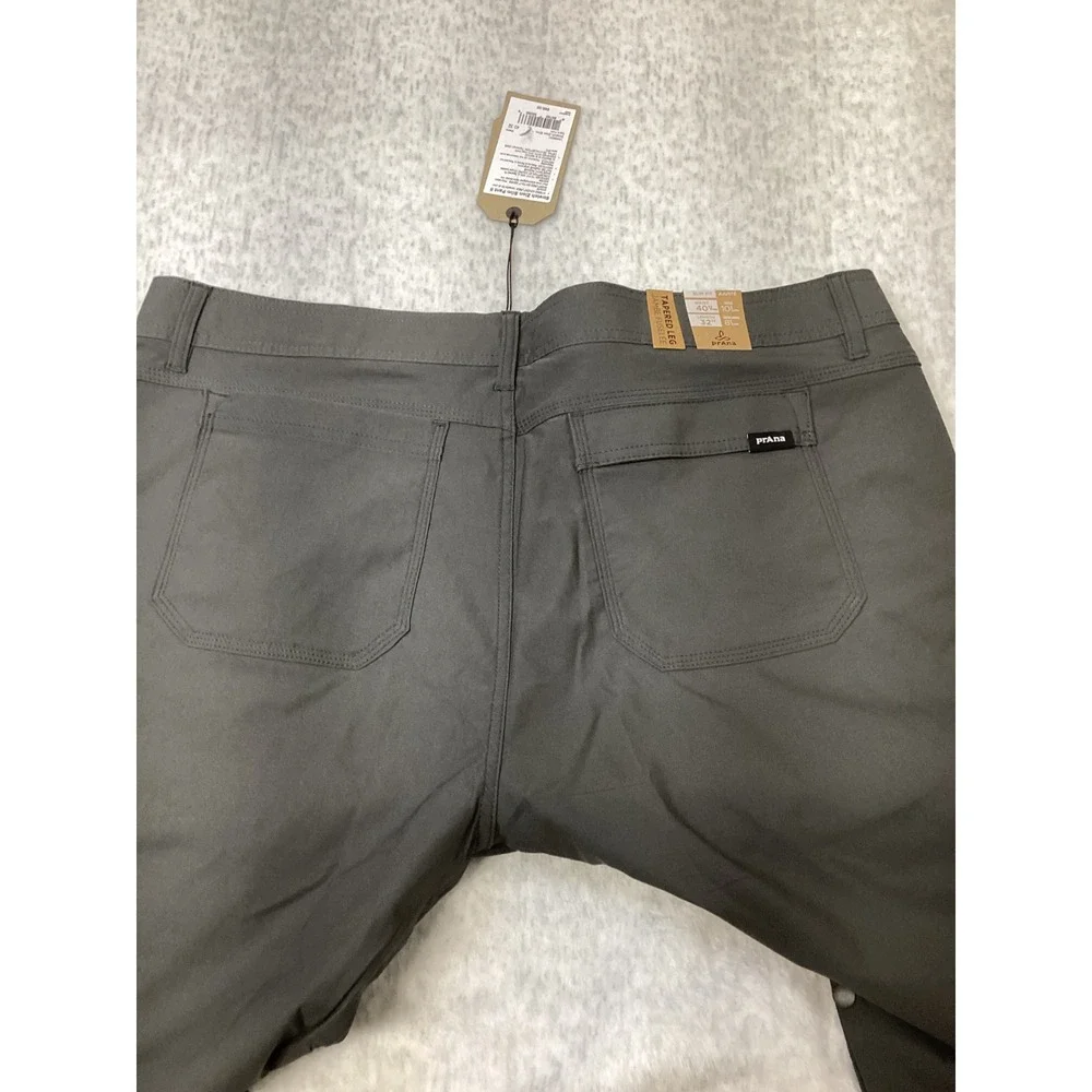 Prana‎ Stretch Zion Slim Pant II Mens 40x32 Dark Iron Gray Tapered Hiking